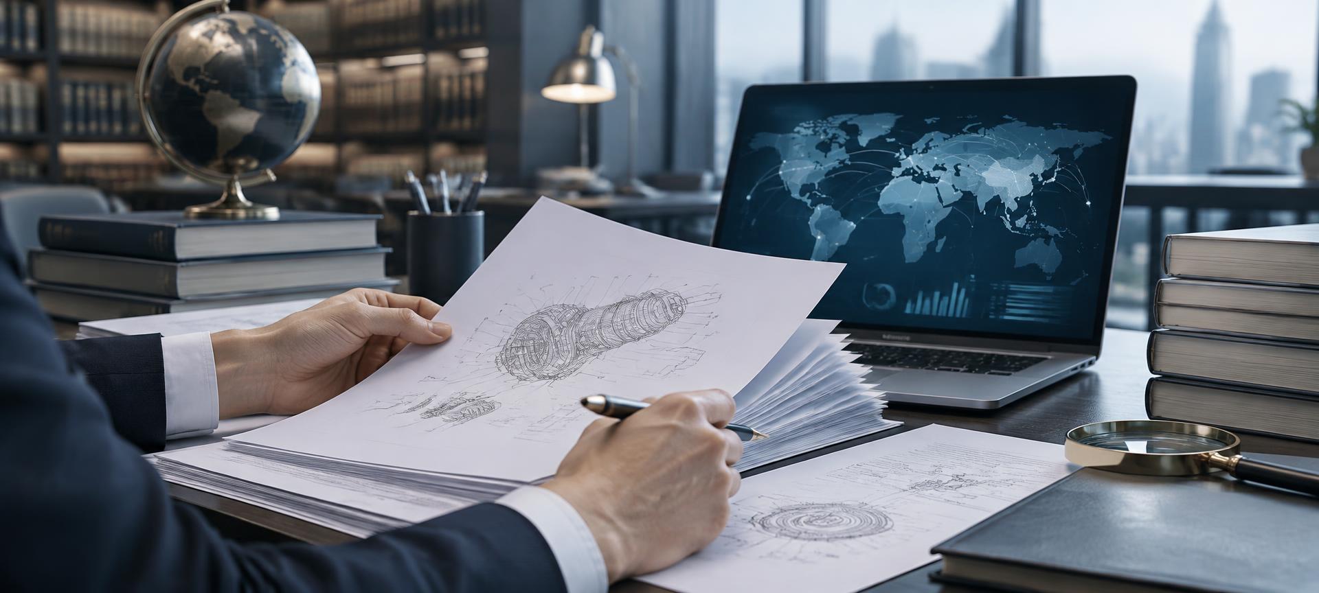 International patent review with global database analysis